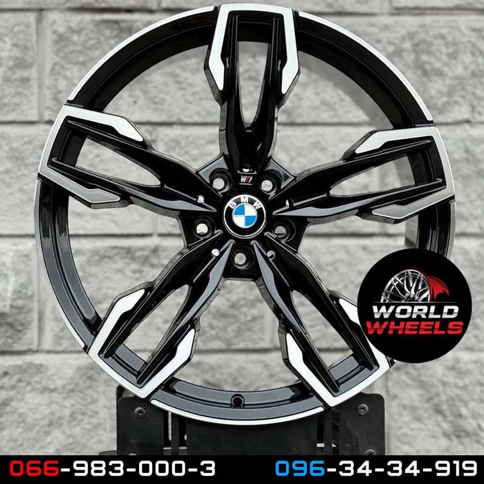 Диски R20 5x112 BMW G01 X3 G20 G30 G07 G11 G26 718M стиль різноширокі