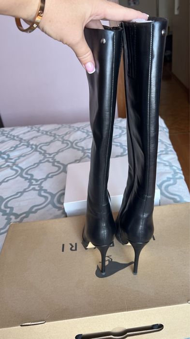 Сапоги кожаные Carvari, ботинки.