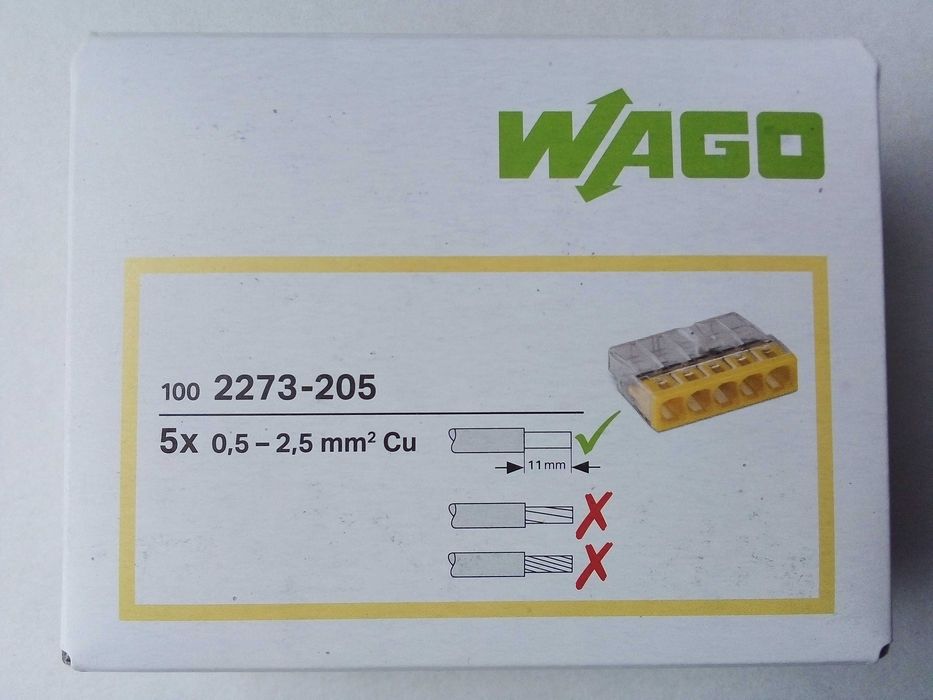 Złączki elektryczne - WAGO