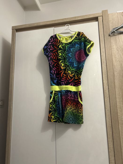 kombinezon kolorowy dziewczęcy