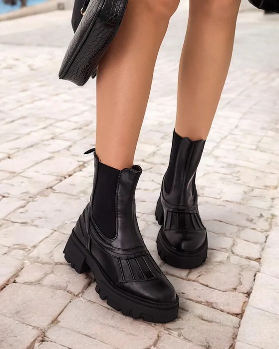 36 37 38 botki 39 40 41 workery na grubej podeszwie ocieplane wsuwane