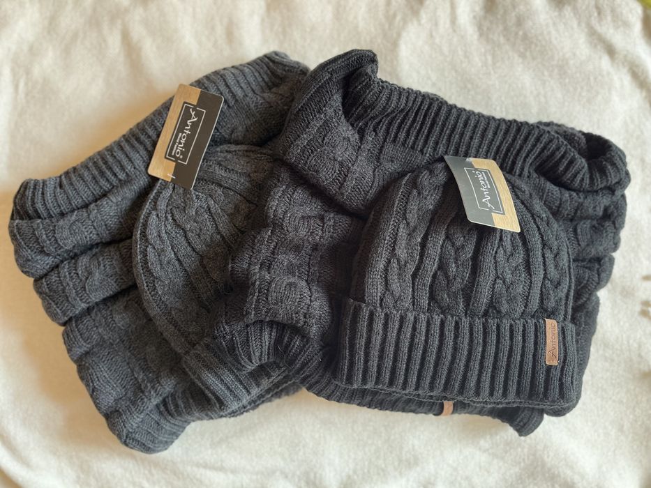 Шапка и снуд женская