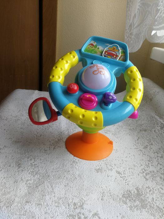 Кермо на присоску маленький водій музична іграшка