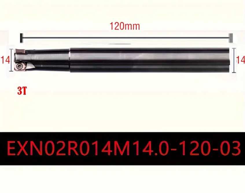 Frez na płytki z węglika fi 14 mm wraz z zestawem płytek