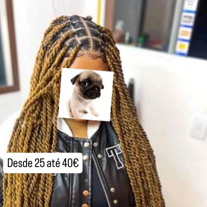 Faço tranças soltas e corridas simples!