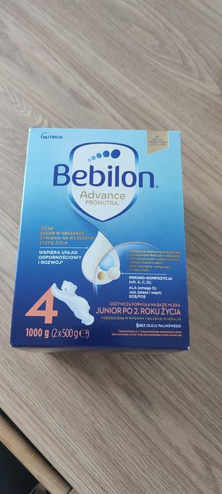 Mleko Bebilon advance pronutra 4 nowe