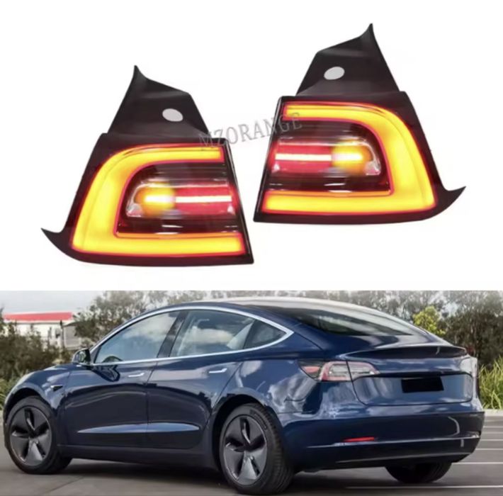 Стопи Tesla Model 3 Model Y європа жовті поворотники