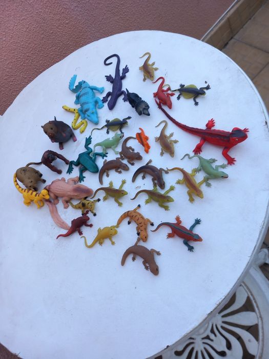 Animais em borracha