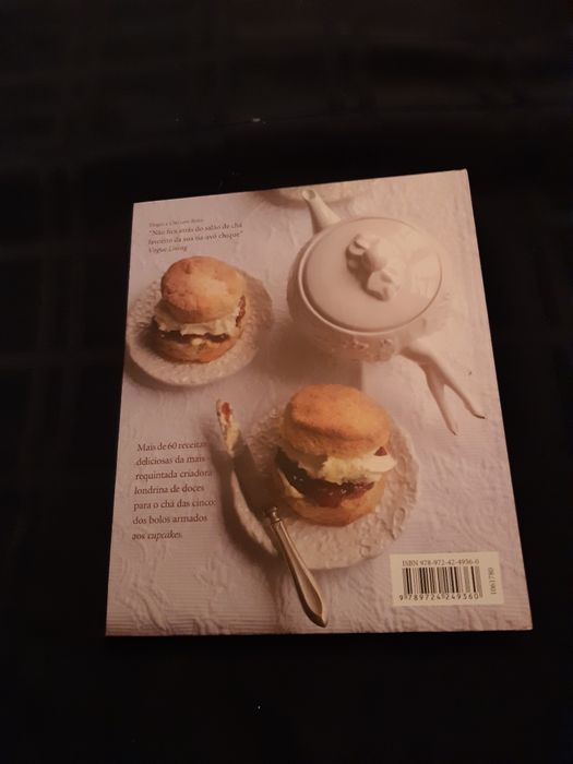 Livro de bolos e chá