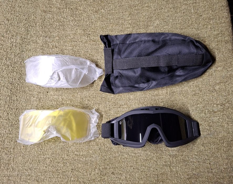 Gogle wojskowe taktyczne,militaria,demobil,policja,SW,WP,ŻW