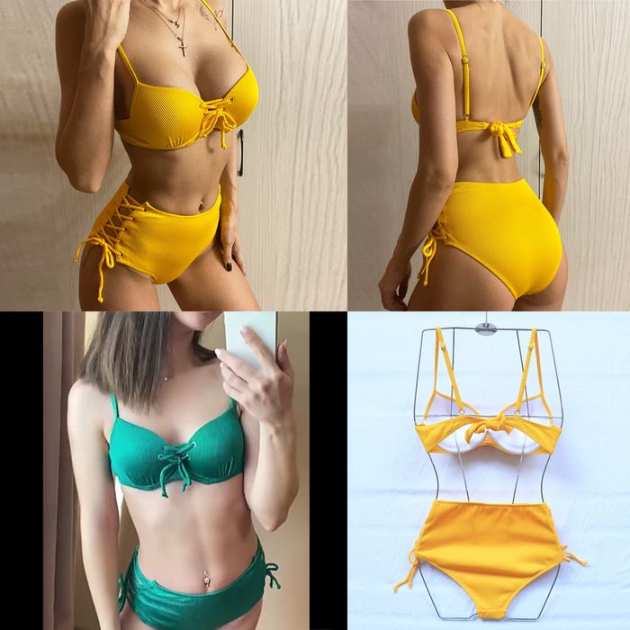 Купальник жіночий роздільний рубчик