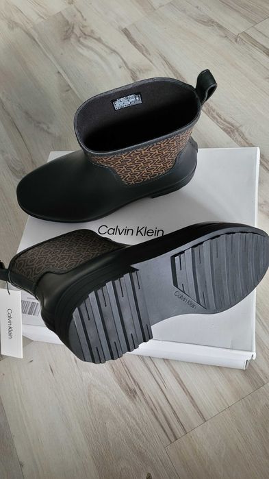 Buty damskie  CALVIN KLEIN Kalosze Mono Rain Boot NOWE PROMO!