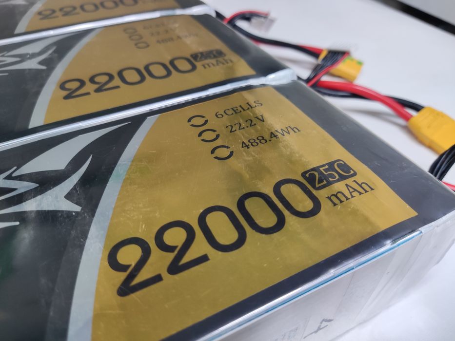 Baterias Tattu 6s 22000mah 25C