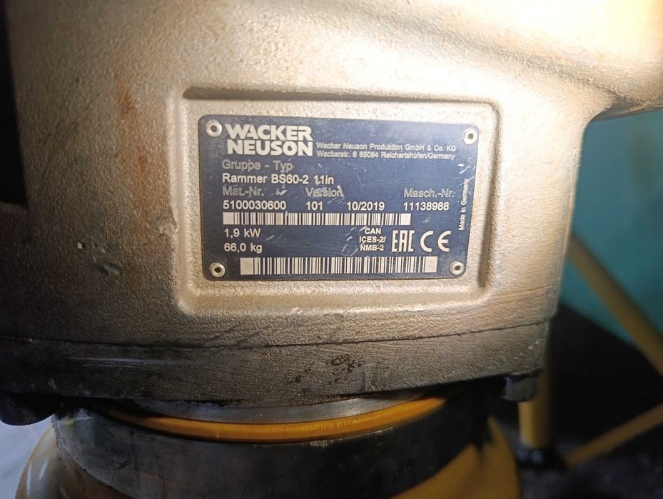 Stopa skoczek wacker neuson bs 60-2 2019rok