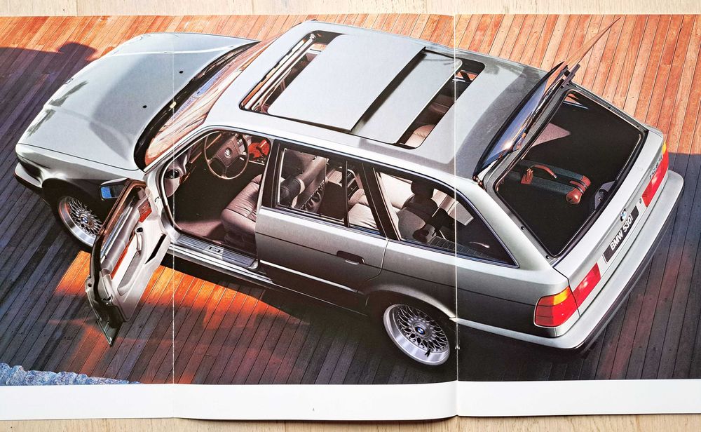 BMW 5 E34 Touring 518i-540i prospekt 1996, stan BDB, 26 str. *przesyłka GRATIS !