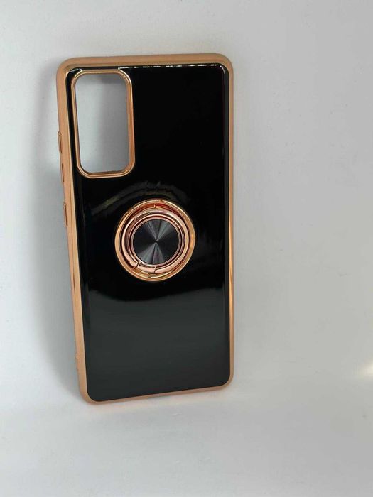 Samsung S20FE Obudowa Etui Case Czarno-Złoty kod 825