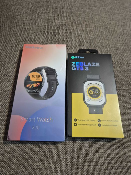Смарт годинник Blackview X20 black AMOLED + Zeblaze GTS 3 Jet Black