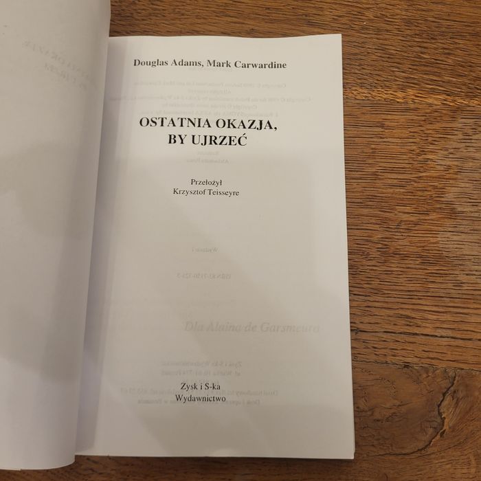 Książks Ostatnia okazja by ujrzeć ⁶⁷