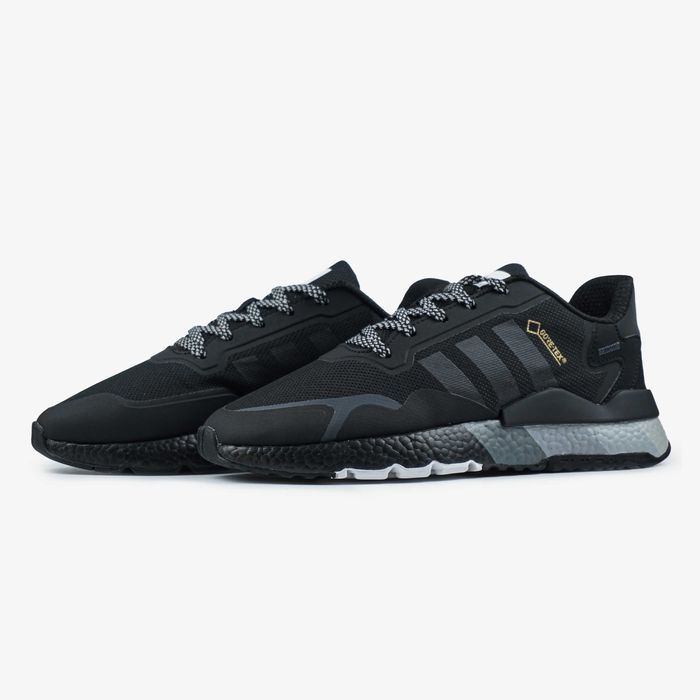 Кросівки Adidas Nite Jogger GORE-TEX Black/White premium