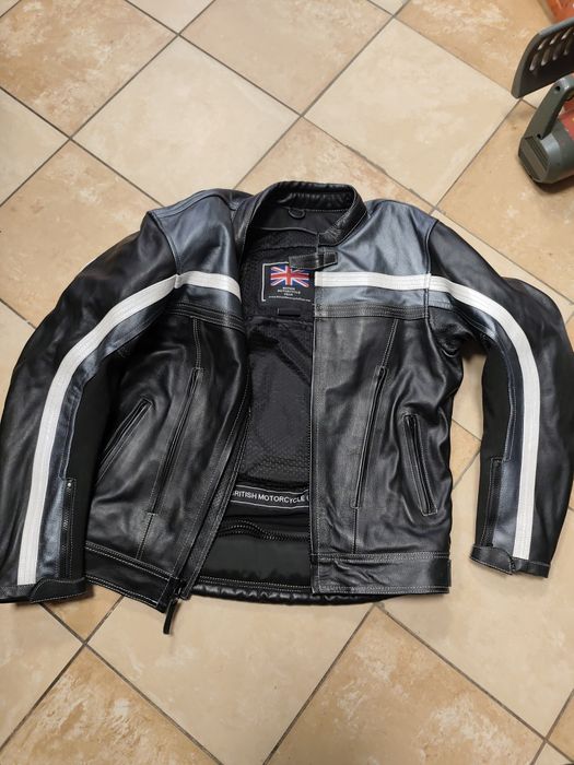 Kurtka skórzana motocyklowa