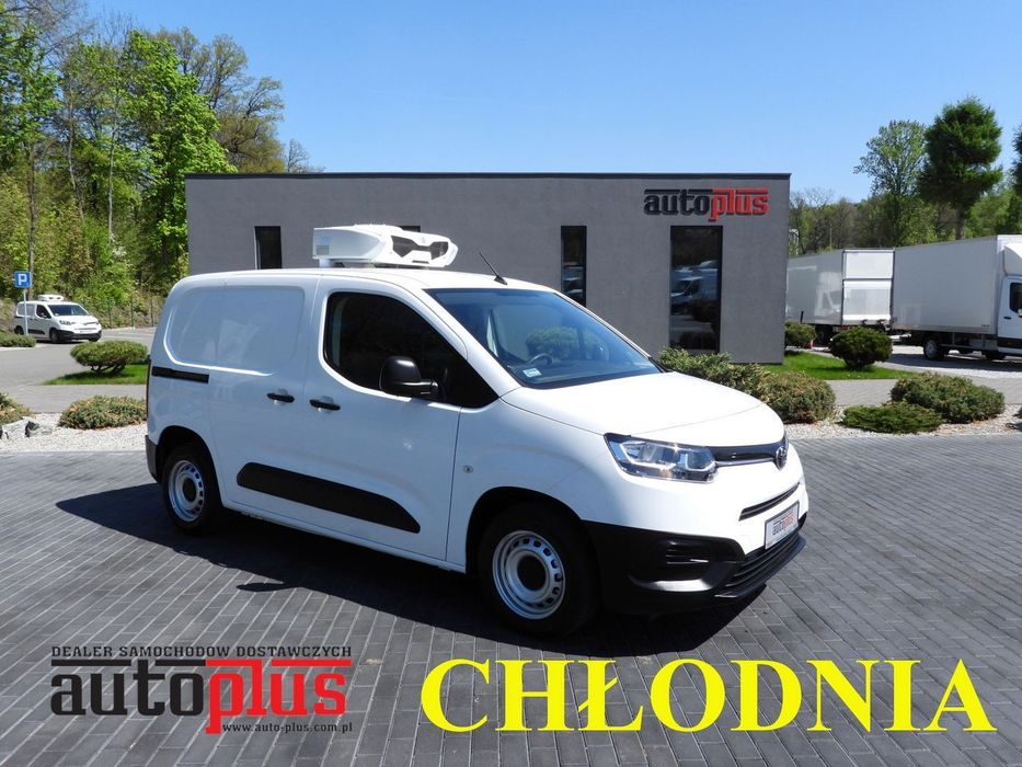 Toyota PROACE CITY  FURGON CHŁODNIA  -15*C ZASILANIE 230V TEMPOMAT KLIMATYZACJA  100KM  stan bardzo dobry, nie wymaga nakładów finansowcyh, dostępny od ręki