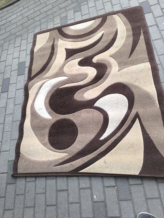 Dywan 141x190 ciemny brąz