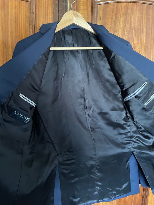 Fato Giovanni Gali azul escuro como novo