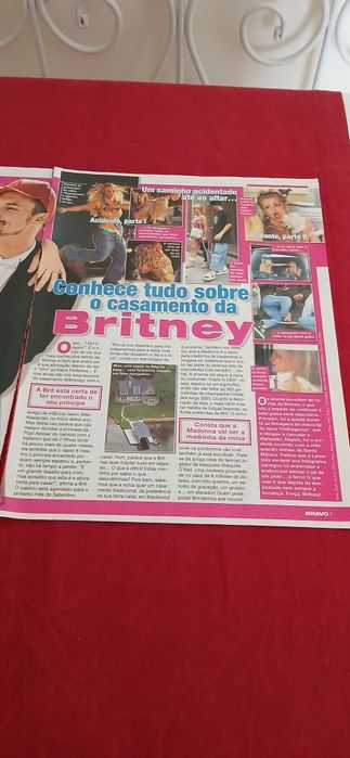 Capa Bravo + Publicação Britney Spears