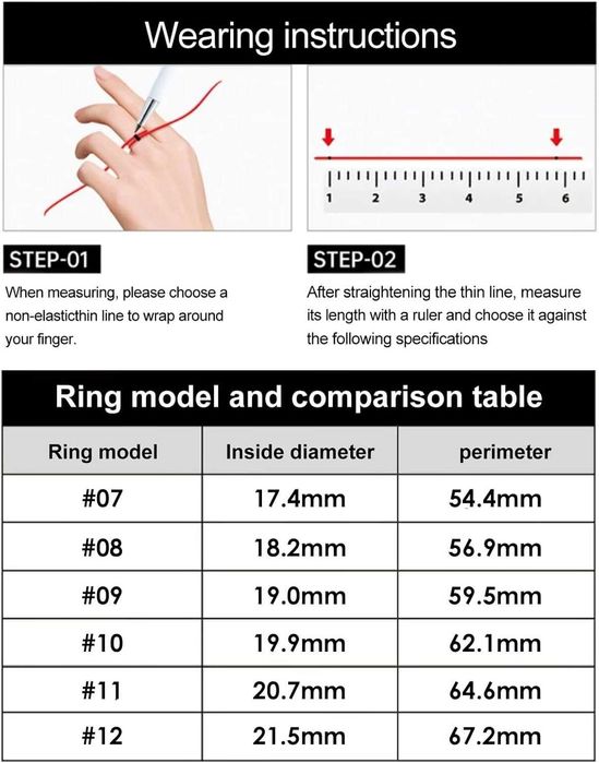 Smart Ring #8 18.2mm Niebieski Android iOS Inteligentny pierścionek