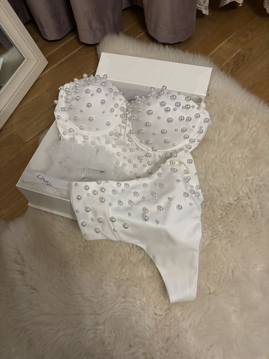 Образ на ранок нареченої корсетний комплект білизни “IRIS”