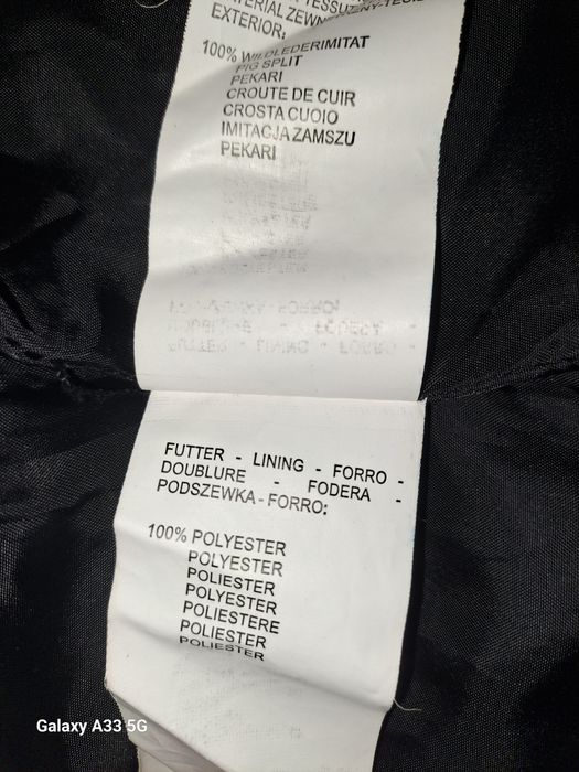 Płaszcz zamsz 34 xs