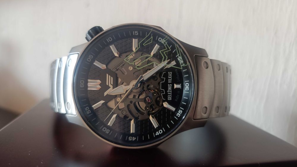 Zegarek Vostok Europe GELEŽINIS VILKAS "IRON WOLF" Limited Edition