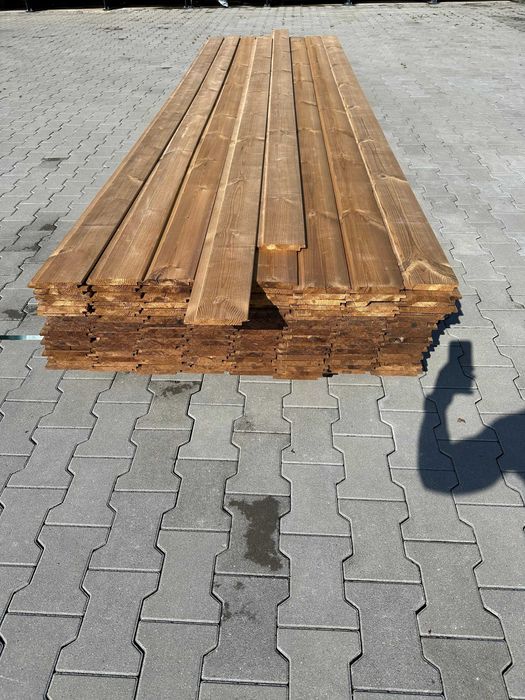 Deska elewacyjna elewacja Thermo Sosna Zetka termo 18x143mm