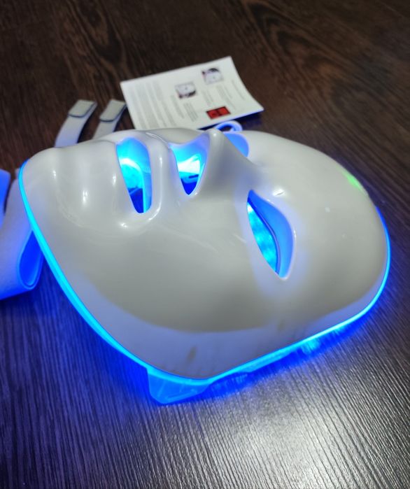 Светодиодная LED маска для лица, для домашней фототерапии омоложение