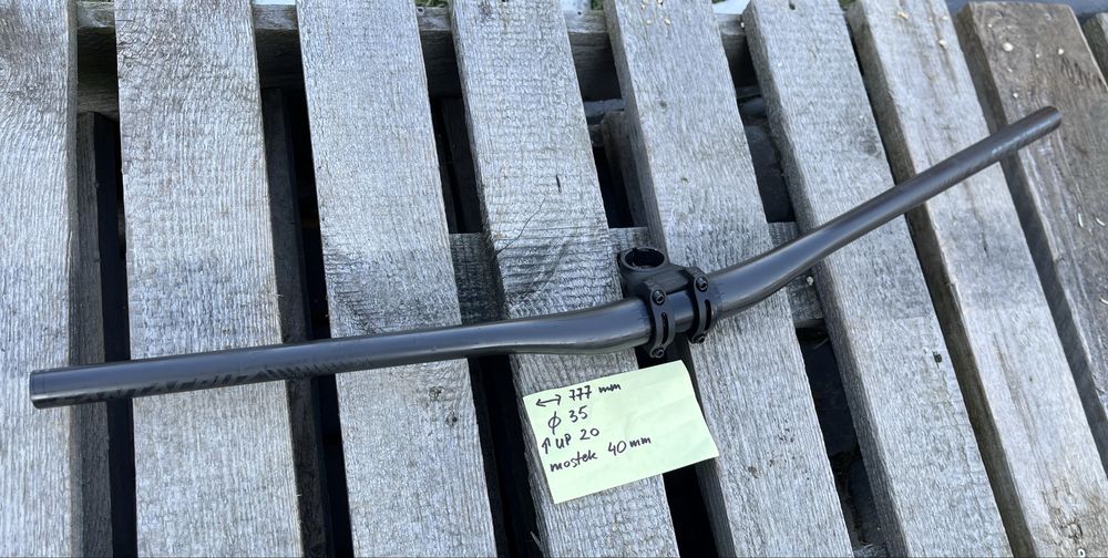 Santa Cruz kierownica carbon 35mm i mostel Truvativ Descendant 40mm