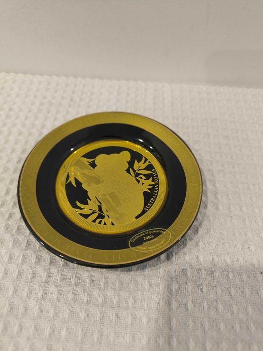 Prato Decorativo Ouro