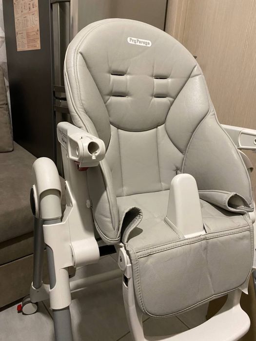 Стільчик для годування Peg Perego Prima Pappa Follow Me  Сірий