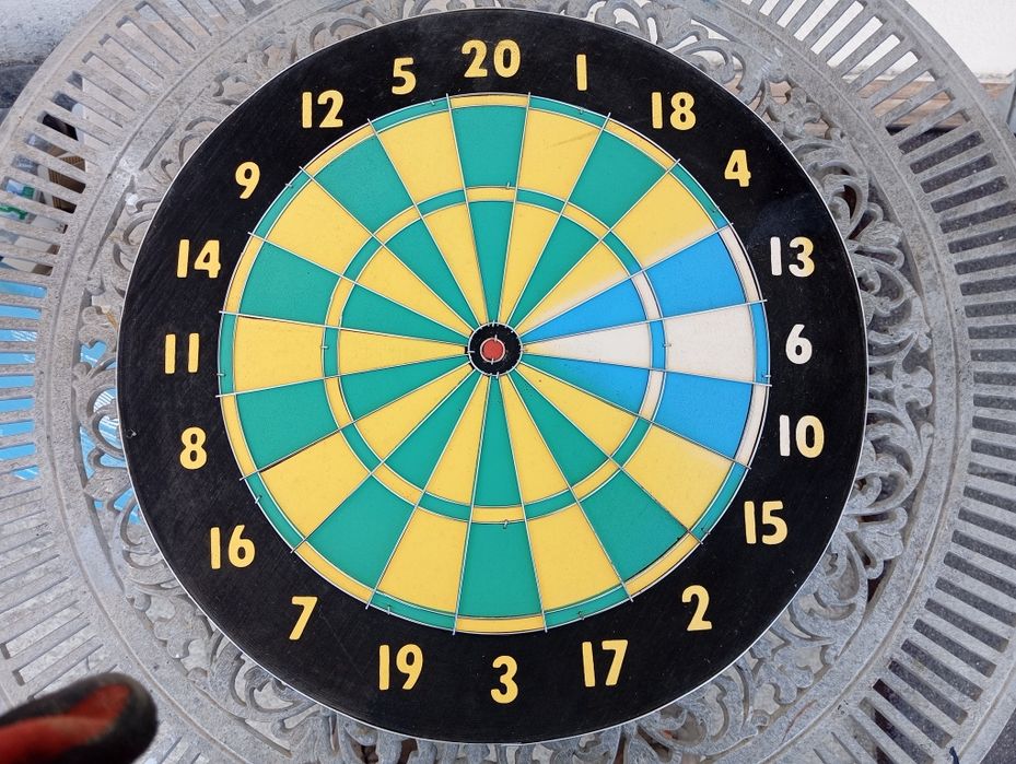 Alvo de setas - não usado - 45,7cm - dupla face
