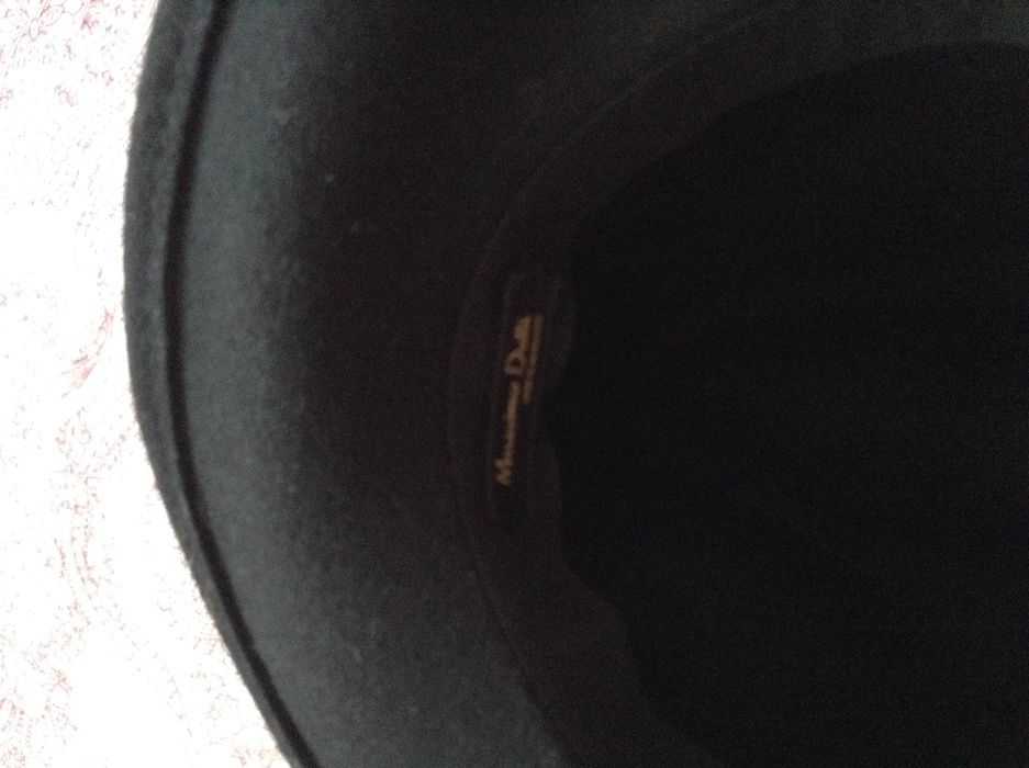 Chapéu lã preto massimo dutti