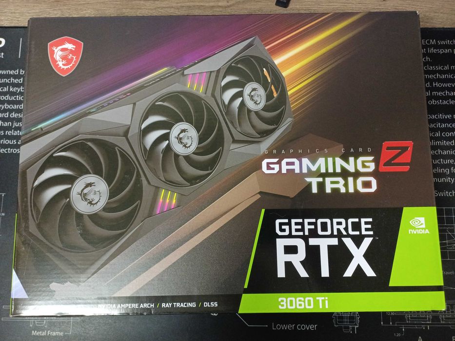 Відеокарта RTX 3060 Ti MSI Gaming Z Trio 8Gb