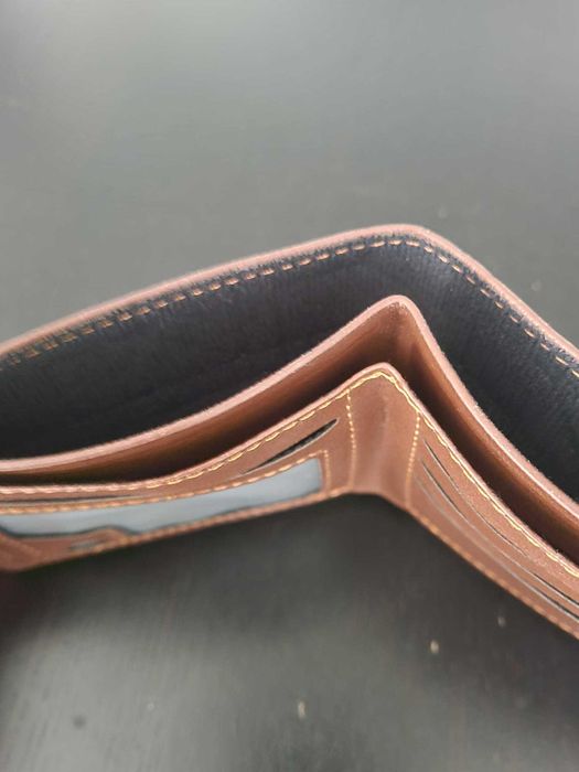 Carteira Nova, para homem em cor camel