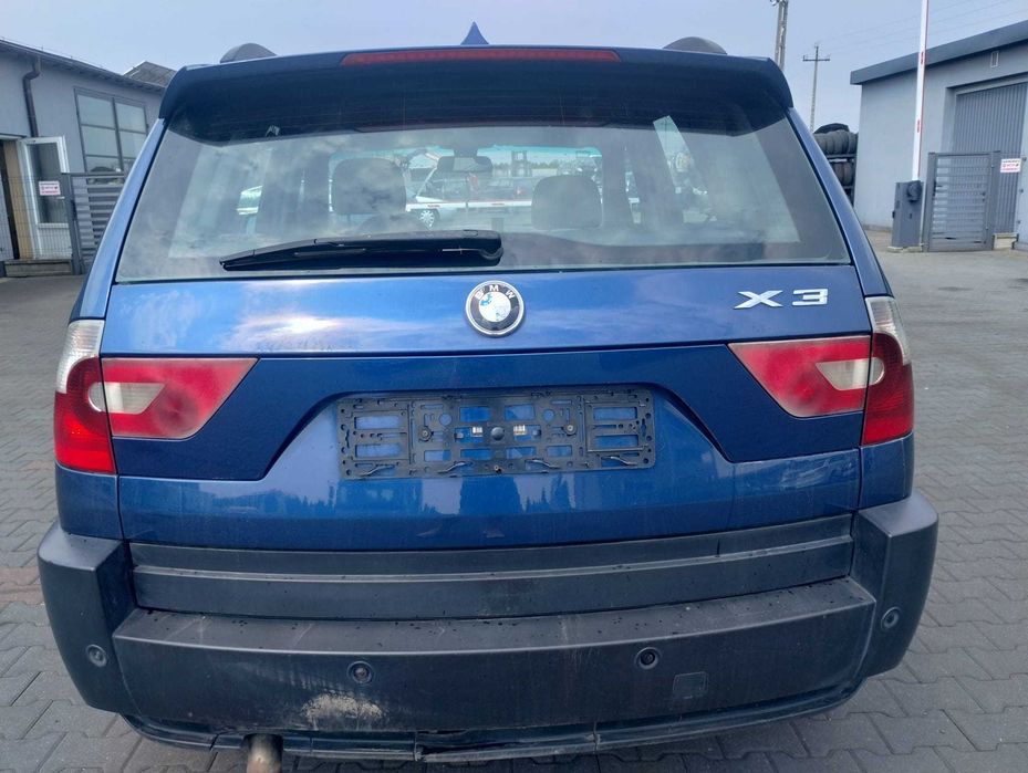 klapa tył tylna szyba   BMW X3 E83  Mysticblau Metallic, części