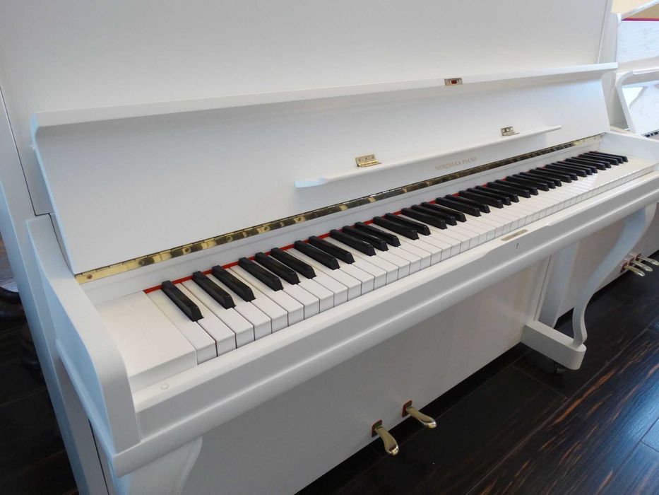 Pianino Nordiska 114 biale  od Piano Design