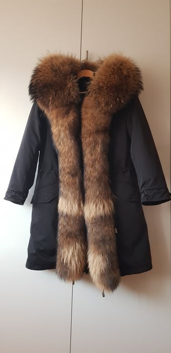 Kurtka parka z futrem