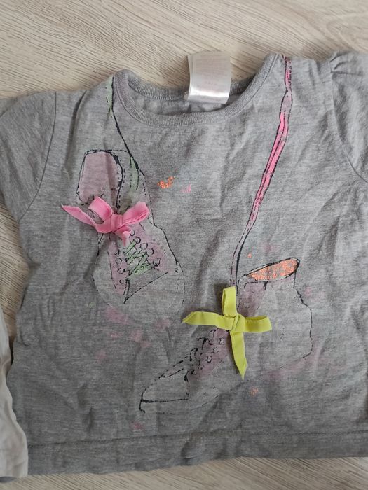 2 koszulki dziewczęce