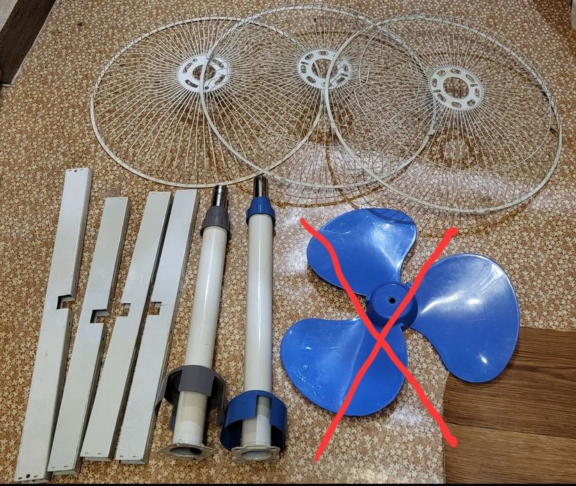 Запчасти к Вентилятору напольный STAND FAN 16