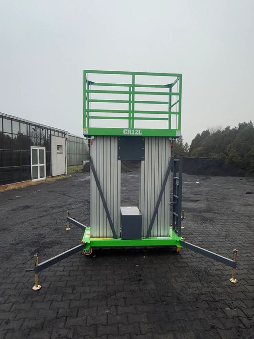 Green River GR12L  NOWY UDT Podnośnik teleskopowy Nożycowy Koszowy aluminiowy 12M  GR12L