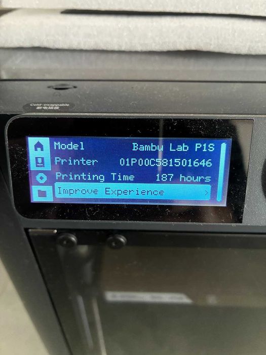 Drukarka 3D Bambu Lab P1S – tylko 190h pracy