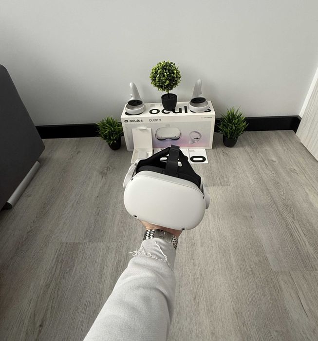 Gogle Meta oculus quest 2 II VR Okulary + Uchwyt - OPIS