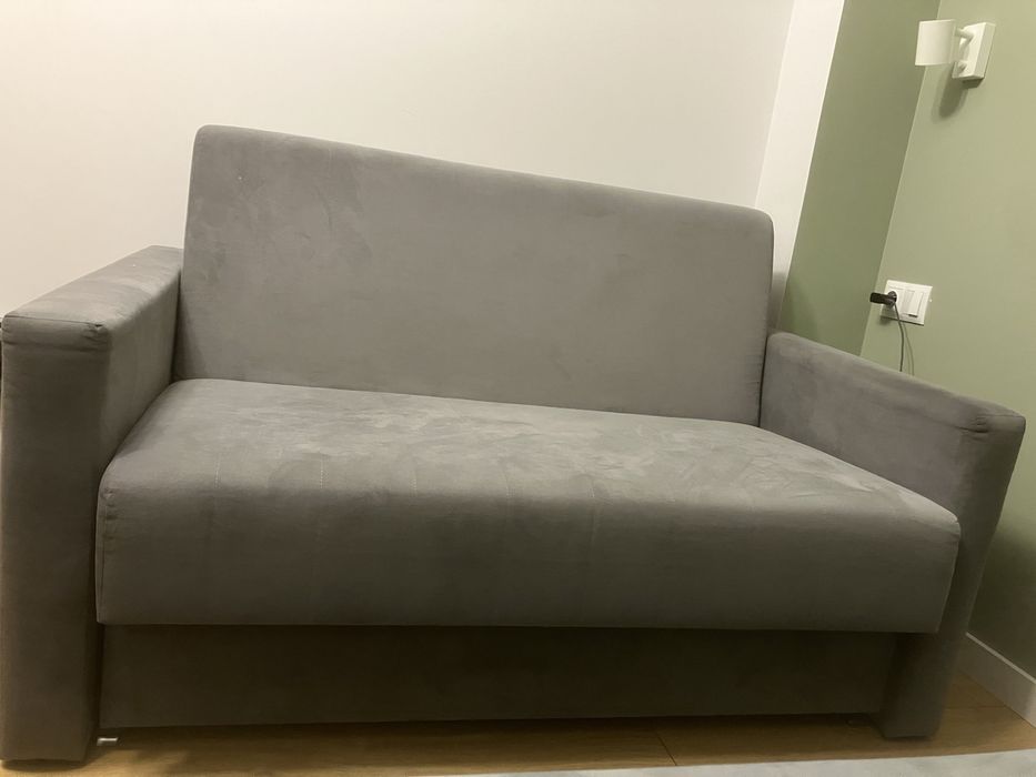 Kanapa  szara amerykanka sofa DOMO